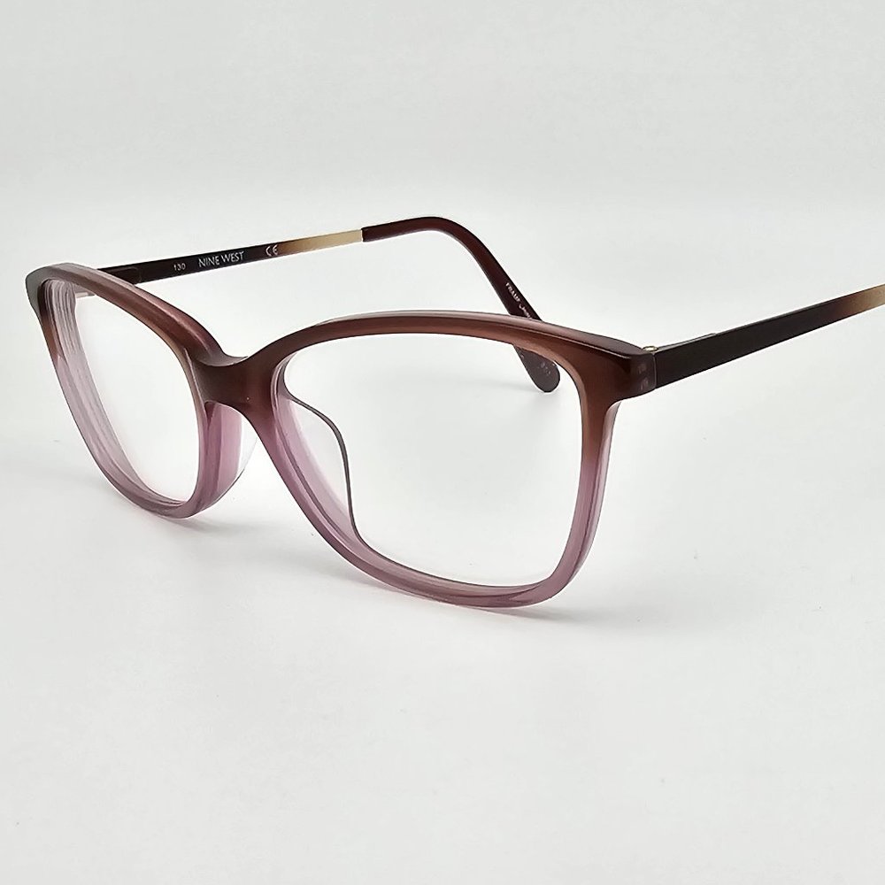 Nine West NW5154 261 Brown Plum Gradient Cat Eye Eyeglasses Frame w/ Flexhinge